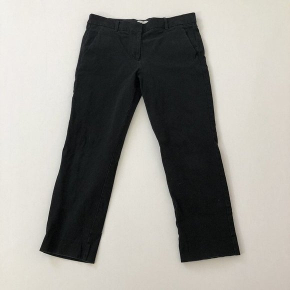 Gap Pants Women's 8A Black Two Way Stretch Straight Leg Pants Size 8A (32x26) - Picture 1 of 14